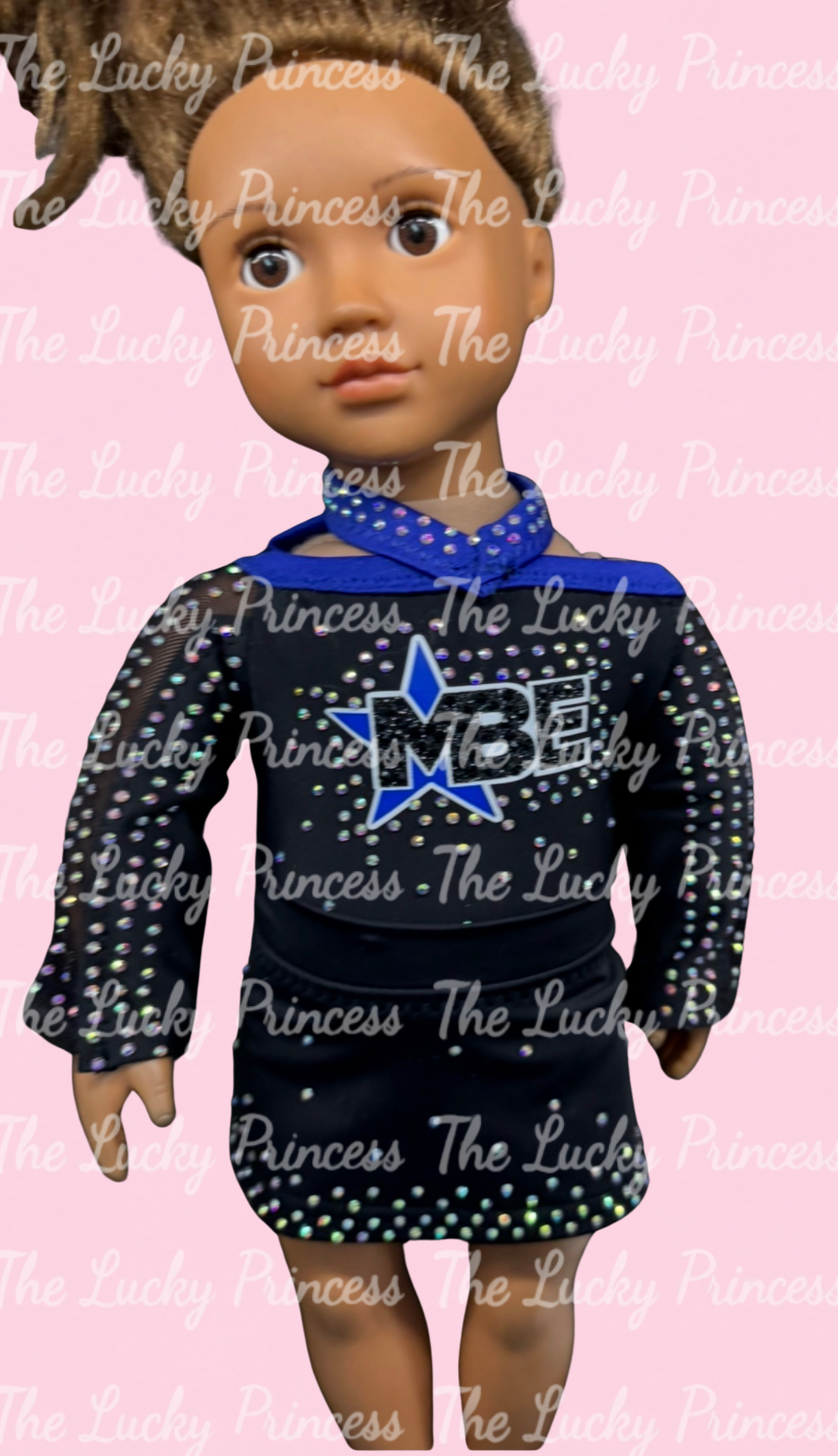 2027 MBE Allstar cheer uniform made to match any 18" inch girl doll