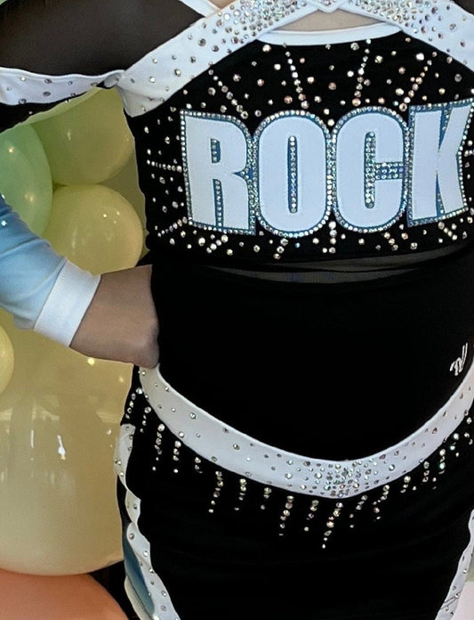 2024 ROCK one piece  cheer uniform for American girl doll 18” gift