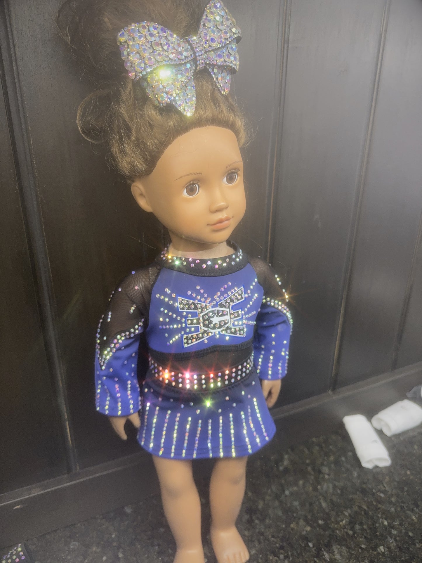 2027 Elite ece cheer uniform for American girl doll 18” East celebrity elite