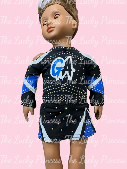 2027 GENESIS Athletics Quantum GA team uniform for ag girl 18” doll *team pricing*