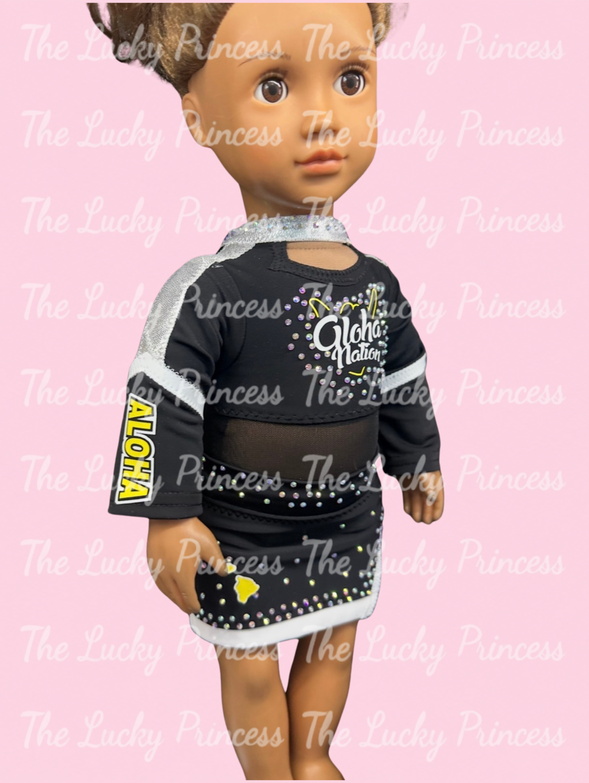 Aloha Nation uniform with socks, shoes and bow for any Girl doll 18” uniform made in American