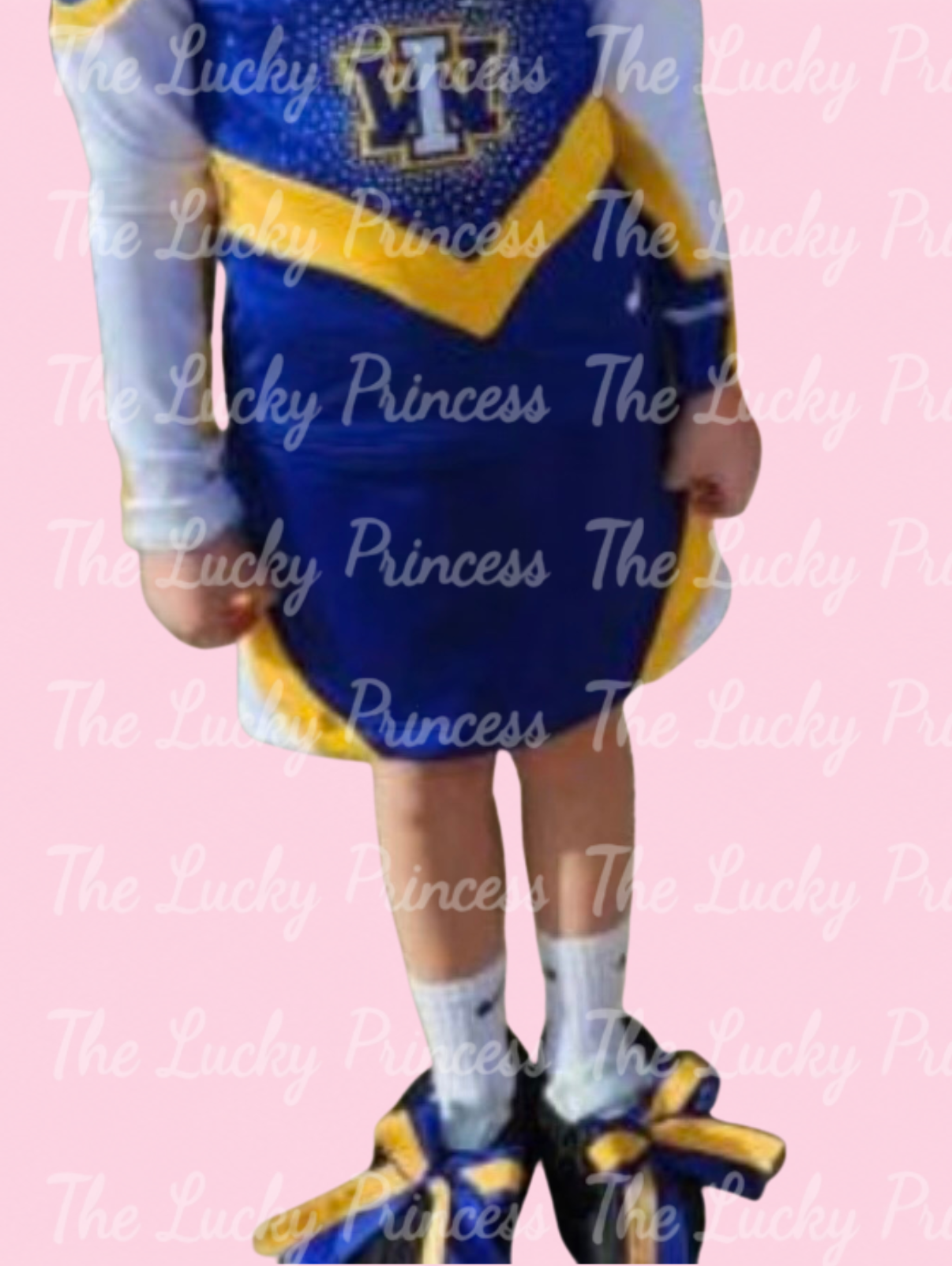 WI LIONS cheer uniform for 18” doll west islip girl made in American