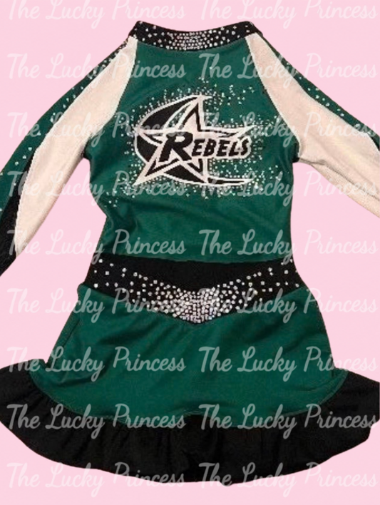 Rebels La louisiana cheer uniform for American girl doll 18”