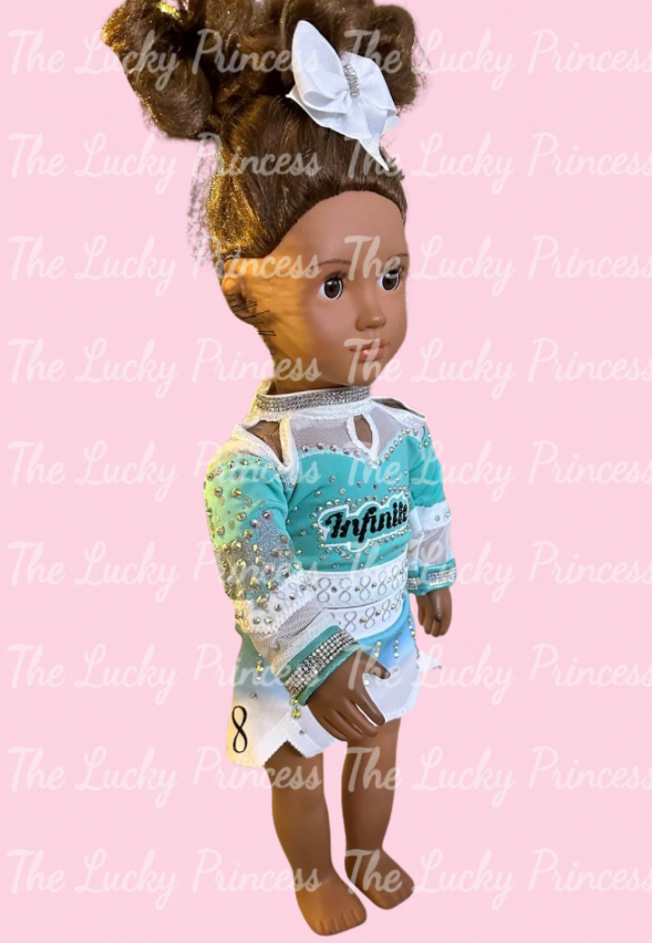 Infinite cheer uniform for American girl my generation 18” doll