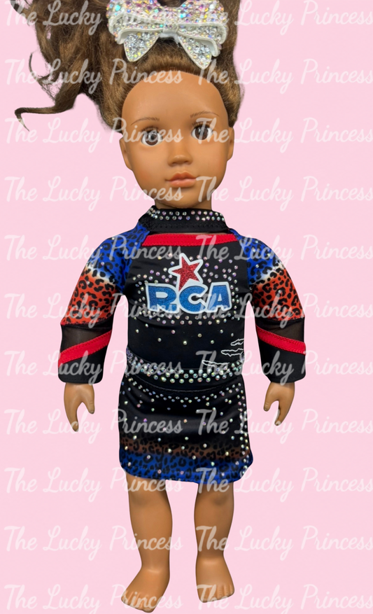 2027 RCA elite team uniform for ag girl 18” doll river city Allstar