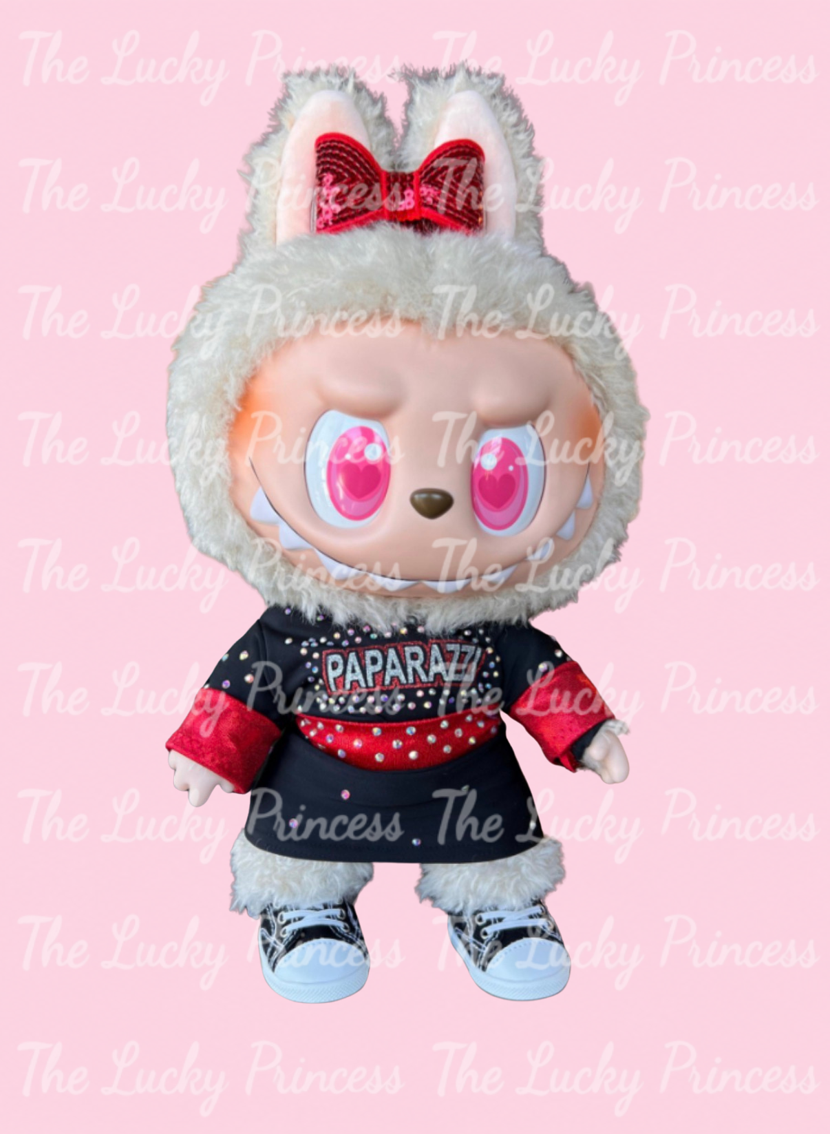 Semi Customized Not Trademarked Uniform black white red blue green purple bow match american